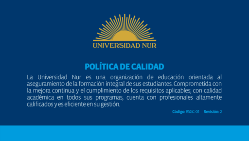 POLITICA DE CALIDAD - WEB
